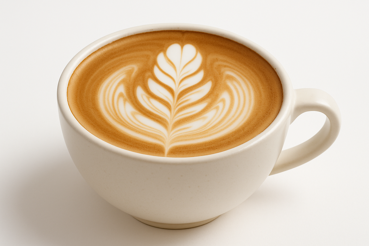 I like this cup. Make cup cream- white. And just White background.